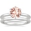 18KW Morganite Esme Bridal Set, smalltop view