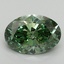 2.2 Ct. Fancy Vivid Pacific Green Oval Lab Grown Diamond