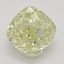 1.70 Ct. Fancy Light Yellow Cushion Diamond