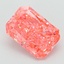 1.55 Ct. Fancy Vivid Pink Radiant Lab Grown Diamond