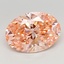 3.00 Ct. Fancy Vivid  Pink Oval Lab Grown Diamond