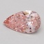 0.53 Ct. Fancy Intense Pink Pear Lab Grown Diamond