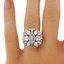The Zelda Ring, smalltop view on a hand