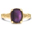 Retro Amethyst Cocktail Ring