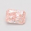 0.72 Ct. Fancy Vivid Pink Radiant Lab Grown Diamond