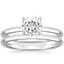 PT Moissanite Hazel Bridal Set, smalltop view