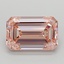 3.81 Ct. Fancy Intense  Pink Emerald Lab Grown Diamond