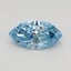 0.32 Ct. Fancy Vivid Blue Marquise Lab Grown Diamond