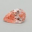 0.39 Ct. Fancy Vivid Pink Pear Lab Grown Diamond