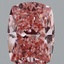 2.29 Ct. Fancy Vivid Pink Cushion Lab Grown Diamond