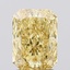 2.23 Ct. Fancy Vivid Yellow Radiant Lab Grown Diamond