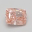 3.44 Ct. Fancy Vivid Pink Cushion Lab Grown Diamond