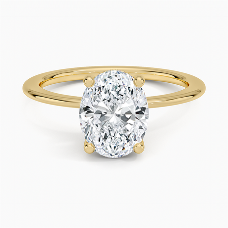 Aimee Hidden Halo Diamond Ring