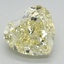 2.85 Ct. Fancy Intense Yellow Heart Lab Grown Diamond