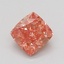 0.90 Ct. Fancy Vivid Pink Cushion Lab Grown Diamond