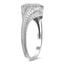 The Hartop Ring, smalltop view on a hand