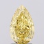 1.69 Ct. Fancy Intense  Yellow Pear Lab Grown Diamond