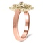 The Masha Ring, smalltop view on a hand