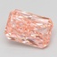 4.58 Ct. Fancy Vivid Pink Radiant Lab Grown Diamond