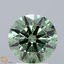 2.52 Ct. Fancy Vivid  Green Round Lab Grown Diamond