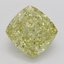 4.20 Ct. Fancy Brownish Greenish Yellow Cushion Diamond
