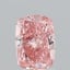 1.50 Ct. Fancy Vivid Pink Cushion Lab Grown Diamond