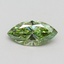 1.00 Ct. Fancy Vivid Green Marquise Lab Grown Diamond