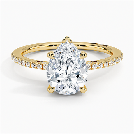 18K Yellow Gold Simply Tacori Classic Diamond Ring (1/5 ct. tw.)