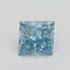 2.01 Ct. Fancy Vivid Blue Princess Lab Grown Diamond