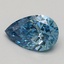 1.51 Ct. Fancy Vivid Blue Pear Lab Grown Diamond