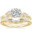 14K Yellow Gold Secret Garden Diamond Ring (1/2 ct. tw.) with Yvette Diamond Ring