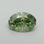 2.01 Ct. Fancy Vivid Green Oval Lab Grown Diamond