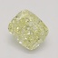 0.50 Ct. Fancy Light Yellow Cushion Diamond
