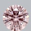3.12 Ct. Fancy Intense Pink Round Lab Grown Diamond