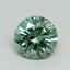 0.70 Ct. Fancy Vivid Pacific Green Round Lab Grown Diamond