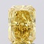 1.72 Ct. Fancy Vivid  Yellow Radiant Lab Grown Diamond