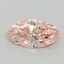 0.92 Ct. Fancy Vivid Pink Marquise Lab Grown Diamond