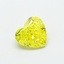 0.56 Ct. Fancy Vivid  Yellow Heart Lab Grown Diamond
