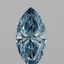 1.02 Ct. Fancy Vivid Blue Marquise Lab Grown Diamond
