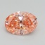 2.20 Ct. Fancy Intense Pink Oval Lab Grown Diamond
