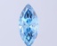 3.51 Ct. Fancy Vivid  Blue Marquise Lab Grown Diamond