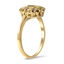 The Christel Ring, smalltop view on a hand