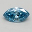 1.20 Ct. Fancy Vivid Blue Marquise Lab Grown Diamond