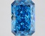 2.92 Ct. Fancy Vivid Blue Radiant Lab Grown Diamond