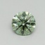 0.65 Ct. Fancy Vivid Green Round Lab Grown Diamond