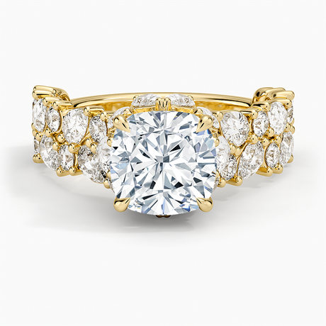 Olivetta Double Row Diamond Ring