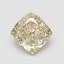 0.81 Ct. Fancy Light Yellow Cushion Lab Grown Diamond