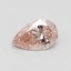 0.51 Ct. Fancy Intense Pink Pear Lab Grown Diamond