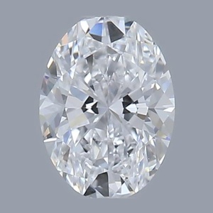 Oval diamond — real photo
