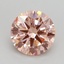 2.50 Ct. Fancy Intense Pink Round Lab Grown Diamond